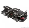 Bburago Porsche 911 GTS RS 4.0 Premium Edition részletgazdag fém modell játék autó, fekete, 1:18 méretarányú
