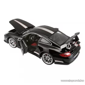   Bburago Porsche 911 GTS RS 4.0 Premium Edition részletgazdag fém modell játék autó, fekete, 1:18 méretarányú