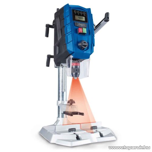 Scheppach DP 60 Digitális LCD-s asztali oszlopos állványos fúró lézeres központosítással, 710 W