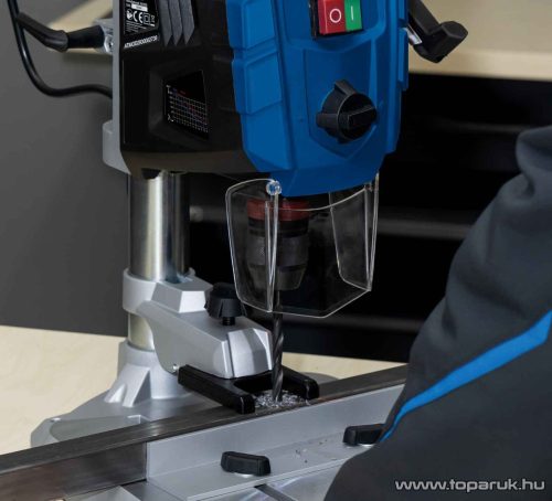 Scheppach DP 60 Digitális LCD-s asztali oszlopos állványos fúró lézeres központosítással, 710 W