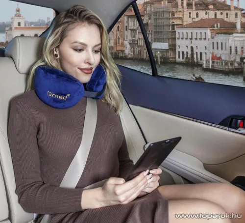 Qmed Memóriahabos nyakpárna Plusz, utazópárna