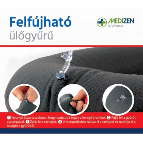 Vivamax GYEPU Felfújható ülőgyűrű