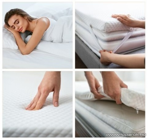 Vivamax Memory Plus Memóriahabos fedőmatrac, 140 x 200 x 4 cm