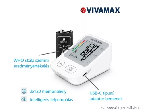 Vivamax V26 felkaros vérnyomásmérő (GYV26)