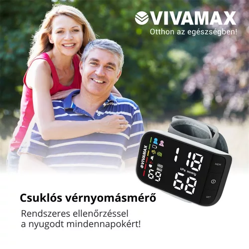 Vivamax V36 csuklós vérnyomásmérő (GYV36)