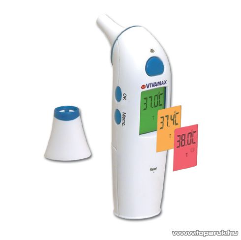 Vivamax GYV7 Színes kijelzős fülhőmérő és homlok lázmérő