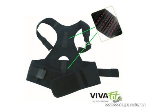 Vivamax GYVFMTH Mágneses tartásjavító háttámasz turmalinnal, többféle méret