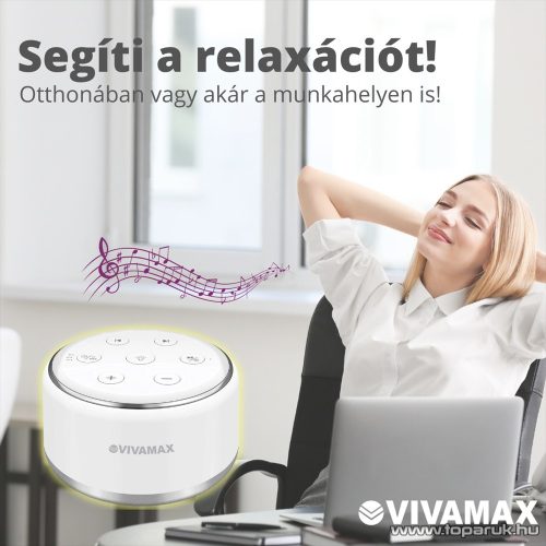 Vivamax GYVFZ1 Nature & Relax Compact hang- és dallamterápiás (fehér zaj) készülék