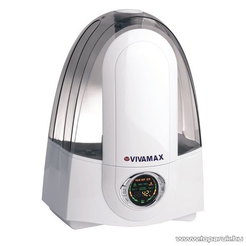 Vivamax GYVH23 Ultrahangos párásító készülék, negatív ion és 7 kényelmi funkcióval