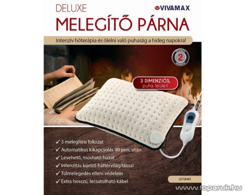 Vivamax GYVH41 Deluxe elektromos melegítő párna, 40 x 30 cm