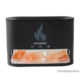   Vivamax GYVH55 Flame aromadiffúzor sókristályokkal, időzítővel és fényterápiával