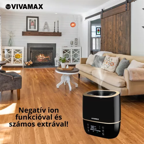 Vivamax GYVH59 Multifunkciós ultrahangos párásító készülék, 5 literes víztartály