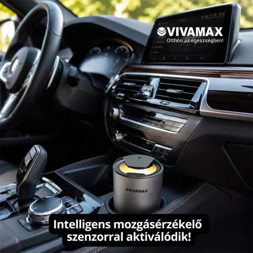 Vivamax GYVH65S ZenSation akkumulátoros illóolaj párologtató, waterless aromadiffúzor autós üzemmóddal, ezüst