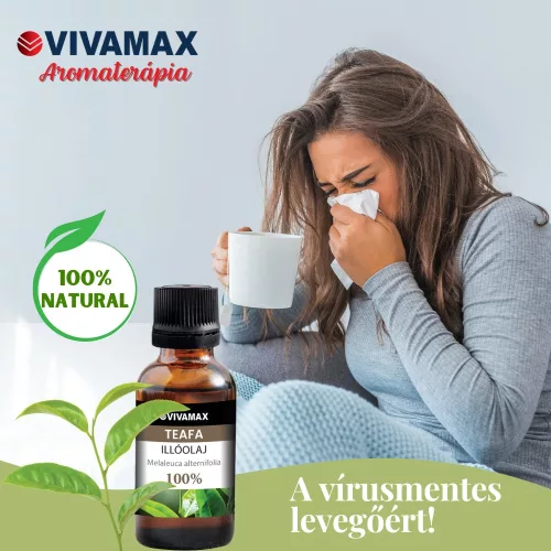 Vivamax Teafa 100%-os tisztaságú illóolaj, 10 ml