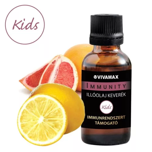 Vivamax Immunity Kids, immunrendszert támogató illóolaj keverék, 10 ml