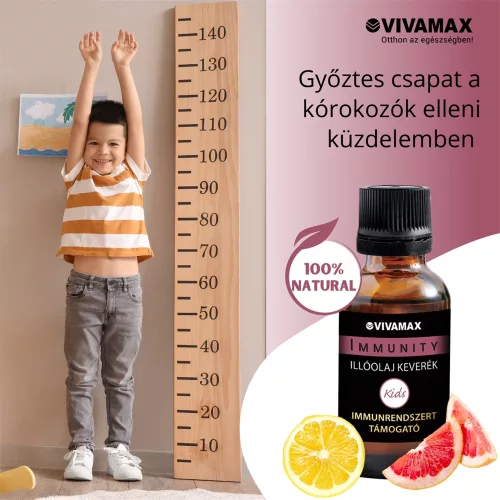 Vivamax Immunity Kids, immunrendszert támogató illóolaj keverék, 10 ml