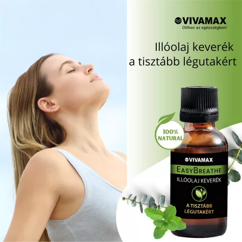 Vivamax EasyBreathe, a tisztább légutakat támogató illóolaj keverék, 10 ml