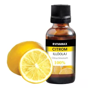 Vivamax Citrom 100%-os tisztaságú illóolaj, 10 ml