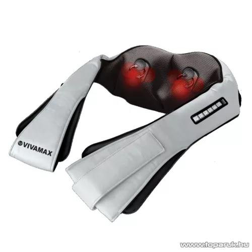 Vivamax GYVM43 DeLuxe Shiatsu univerzális masszírozó, akkumulátoros nyakmasszírozó hőterápiával