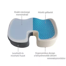   Vivamax GYVMF11 Memóriahabos anatómiai ülőpárna komfort gélbetéttel