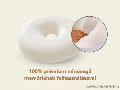 Vivamax GYVMF12 Memóriahabos fánk alakú ülőpárna, ülőgyűrű