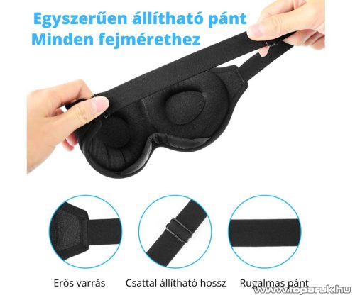 Vivamax GYVSZM memóriahabos 3D szemmaszk