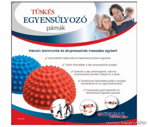 Vivamax GYVTE Tüskés egyensúlyozó párna, 2 db / doboz