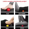 Vivamax GYVTMLF Tüskés masszázslabda, masszírozó labda, 7,5 cm, fekete