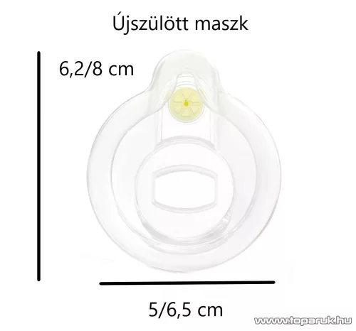 Újszülött maszk Vivamax GYVVH VivaHaler inhalációs segédeszközhöz