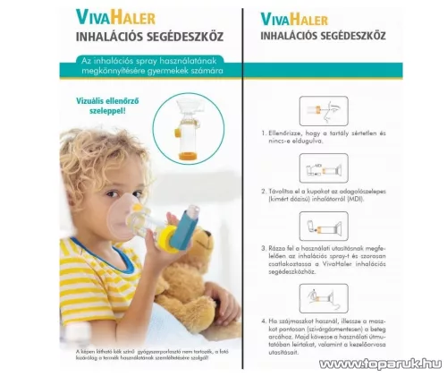 Vivamax GYVVH VivaHaler inhalációs segédeszköz gyerekeknek