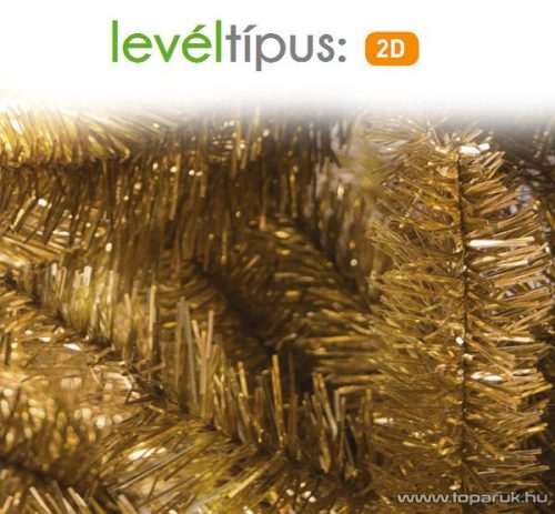 LUXURY GOLD arany extradús műfenyő, 210 cm (KFB 561)