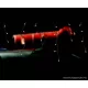 Design Dekor KDL 126 Kültéri LED-es jégcsap füzér, 300 x 40 cm, 101 db meleg fehér LED-del, fekete vezetékkel