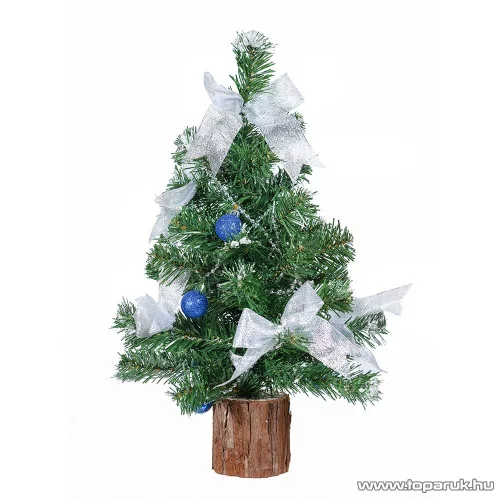 DEKO MINI asztali műfenyő díszítéssel, 45 cm (KFA 046)