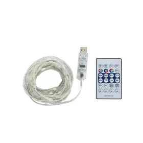   DekorTrend KBU 001 USB-s okos fényfüzér átlátszó kábellel, 100 db MULTI SZÍNES mikro LED-del, távirányítóval / Surplife mobil applikációval vezérelhető, 9,9 m hosszú