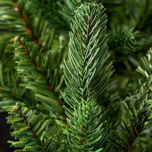 GIRLAND EVERGREEN Zöld színű 2D és 3D ágakból készített extra dús fenyő girland, 270 cm hosszú, 180 ág (KGR 066)