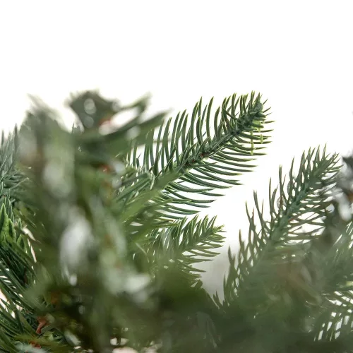 GIRLAND EVERGREEN Zöld színű 2D és 3D ágakból készített extra dús fenyő girland, 270 cm hosszú, 180 ág (KGR 066)