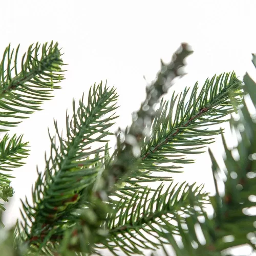 GIRLAND EVERGREEN Zöld színű 2D és 3D ágakból készített extra dús fenyő girland, 270 cm hosszú, 180 ág (KGR 066)