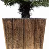 EVERDALE KFA 649 Mini Pine mini asztali műfenyő barna kaspóban 2D + 3D tűlevelekkel, 60 cm