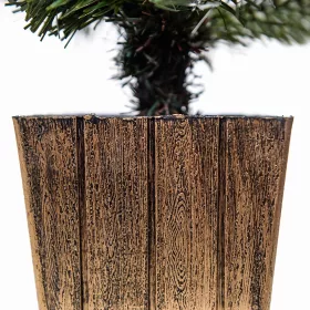   EVERDALE KFA 649 Mini Pine mini asztali műfenyő barna kaspóban 2D + 3D tűlevelekkel, 60 cm