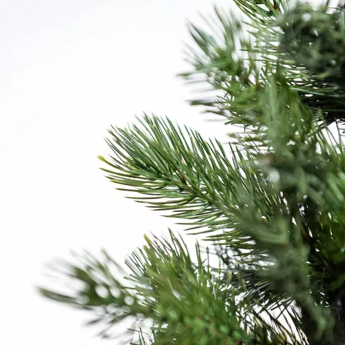 EVERDALE KFA 649 Mini Pine mini asztali műfenyő barna kaspóban 2D + 3D tűlevelekkel, 60 cm