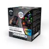 DekorTrend KBT 120 HEYLIGHT Kültéri okos fényfüzér 120 db RGB színes LED-del, fekete kábellel, Bluetooth vezérléssel, 12 m hosszú (IP44)