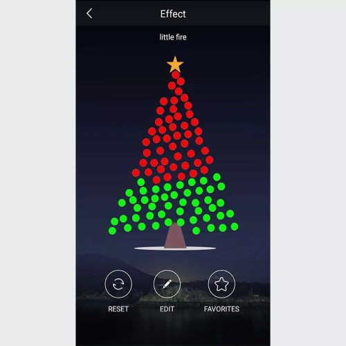 DekorTrend KBT 120 HEYLIGHT Kültéri okos fényfüzér 120 db RGB színes LED-del, fekete kábellel, Bluetooth vezérléssel, 12 m hosszú (IP44)