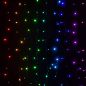   DekorTrend KBT 320 HEYLIGHT Kültéri okos fényfüggöny, 200 db RGB színes LED-del, fekete kábellel, Bluetooth vezérléssel, 90 x 200 cm (IP44)