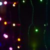 DekorTrend KBT 320 HEYLIGHT Kültéri okos fényfüggöny, 200 db RGB színes LED-del, fekete kábellel, Bluetooth vezérléssel, 90 x 200 cm (IP44)