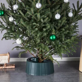   JAMESON KTA 060 Robosztus karácsonyfa talp, fenyőtalp vágott fenyőhöz, zöld, 2,3 méteres fenyőfáig