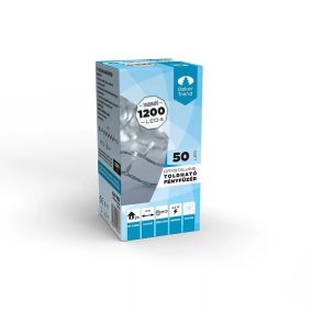   Crystalline KAT 052 WH Kültéri toldható LED fényfüzér, 400 cm, 50 db HIDEG FEHÉR LED-del, átlátszó kábel