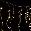 Crystalline KAT 201 WW Kültéri toldható LED jégcsapfüzér, 300 x 40 cm, 100 db MELEG FEHÉR LED-del, átlátszó kábel