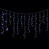 Crystalline KAT 212 WH Kültéri toldható LED jégcsapfüzér, 200 x 90 cm, 138 db HIDEH FEHÉR LED-del, átlátszó kábel