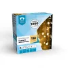 Crystalline KAT 214 WW BK Kültéri toldható LED jégcsapfüzér, 200 x 90 cm, 138 db MELEG FEHÉR LED-del, fekete színű kábel
