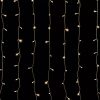 Crystalline KAT 301 WW Kültéri toldható LED fényfüggöny, 200 x 90 cm, 192 db MELEG FEHÉR LED-del, átlátszó kábel